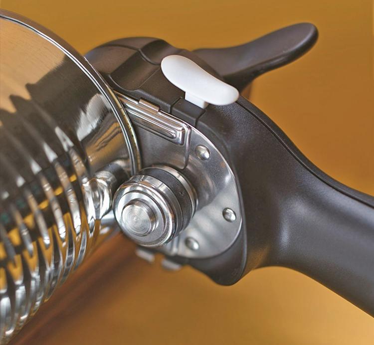 5-in-1 Opener Easily Opens Cans, Bottles, Jars and More - Kuhn Rikon Auto Safety Master Can Opener