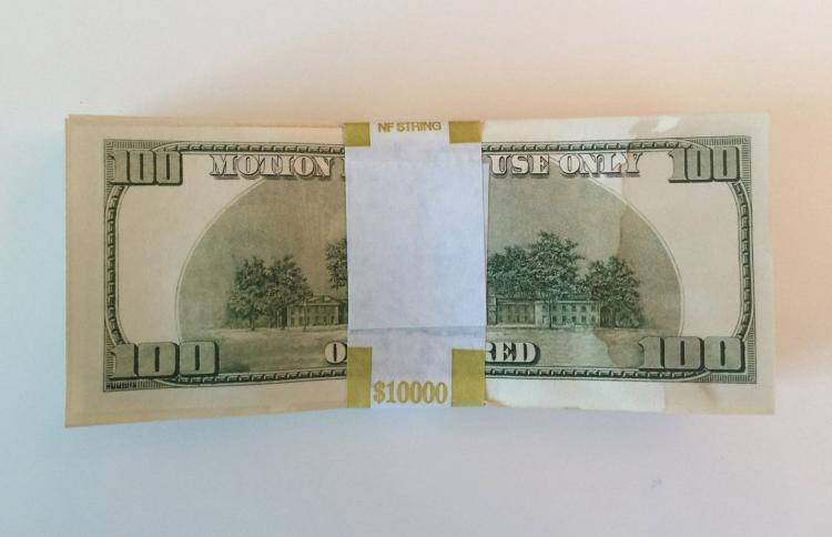 $50,000 Fake Movie Prop Money