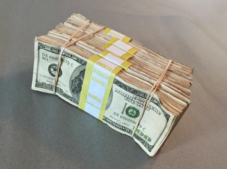 $50,000 Fake Movie Prop Money