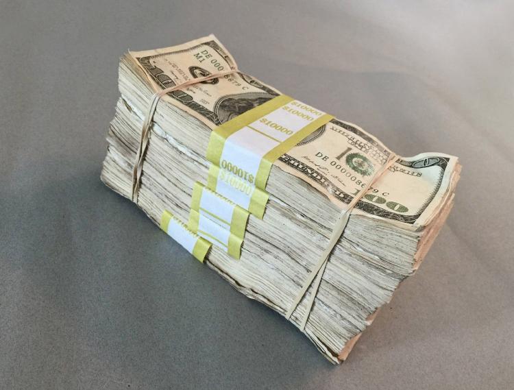 $50,000 Fake Movie Prop Money