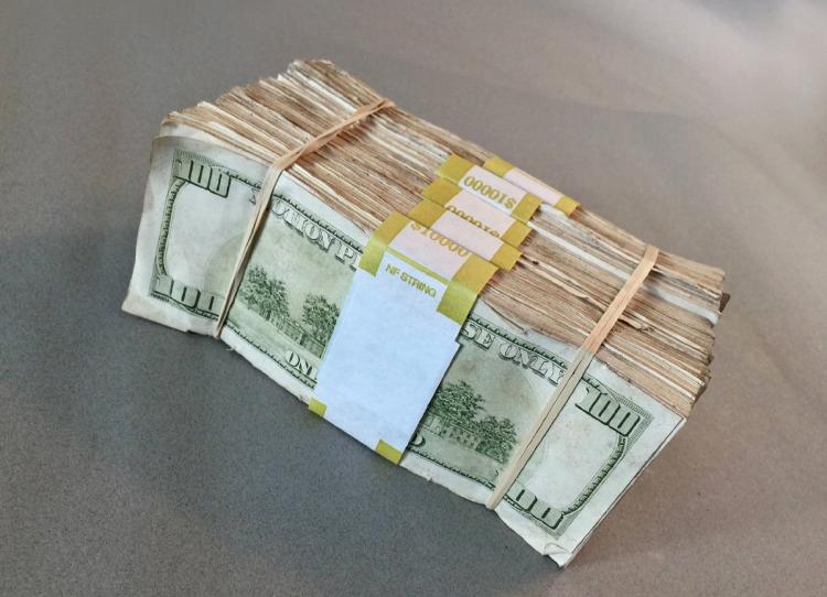 $50,000 Fake Movie Prop Money