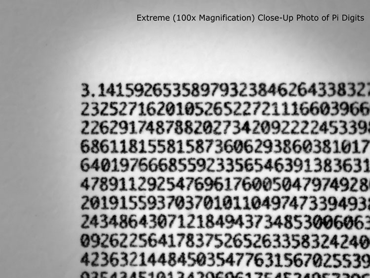 6 Million Digits of Pi Poster