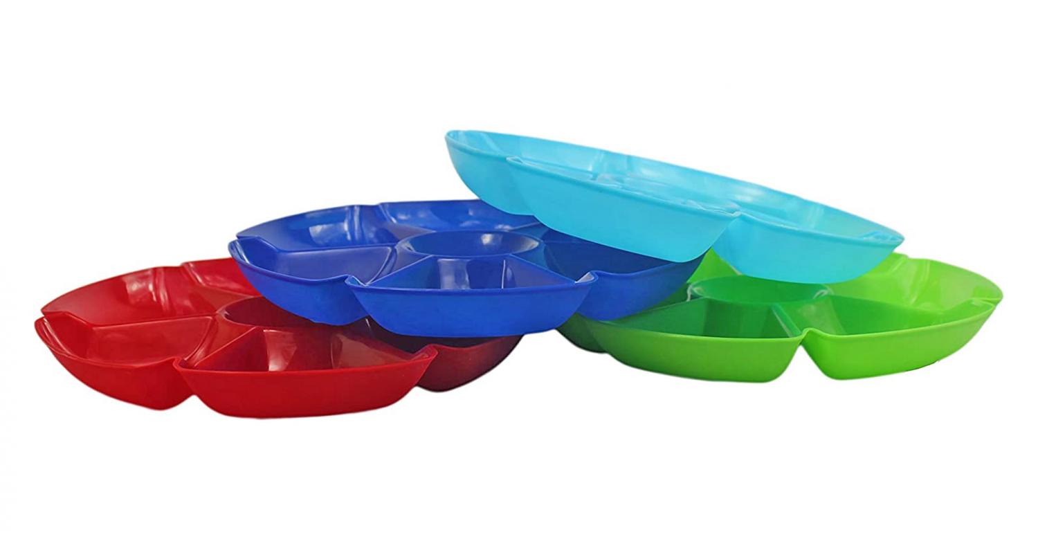 7 Section Divided Plate - The perfect plate for Thanksgiving Dinner