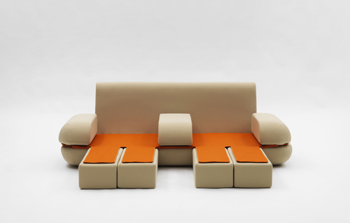 Folding sofa That Converts Into a Bed - Campeggi transforming sofa bed