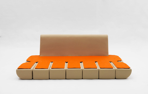 Folding sofa That Converts Into a Bed - Campeggi transforming sofa bed