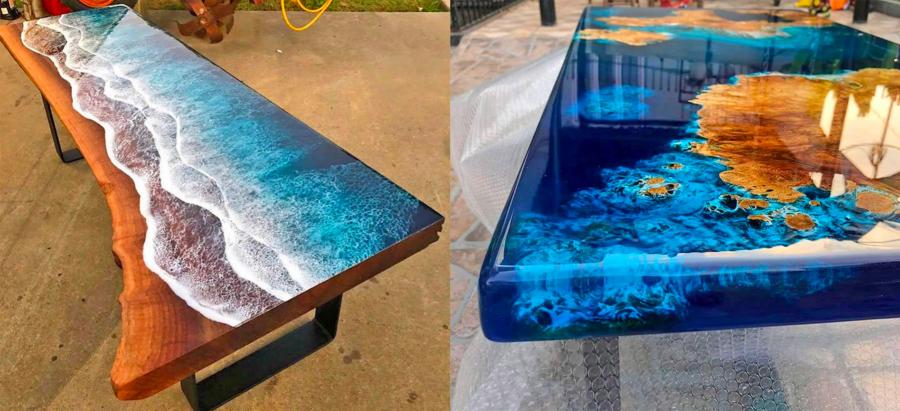 Abyss Table Designer Topographical Sea Floor Coffee Table