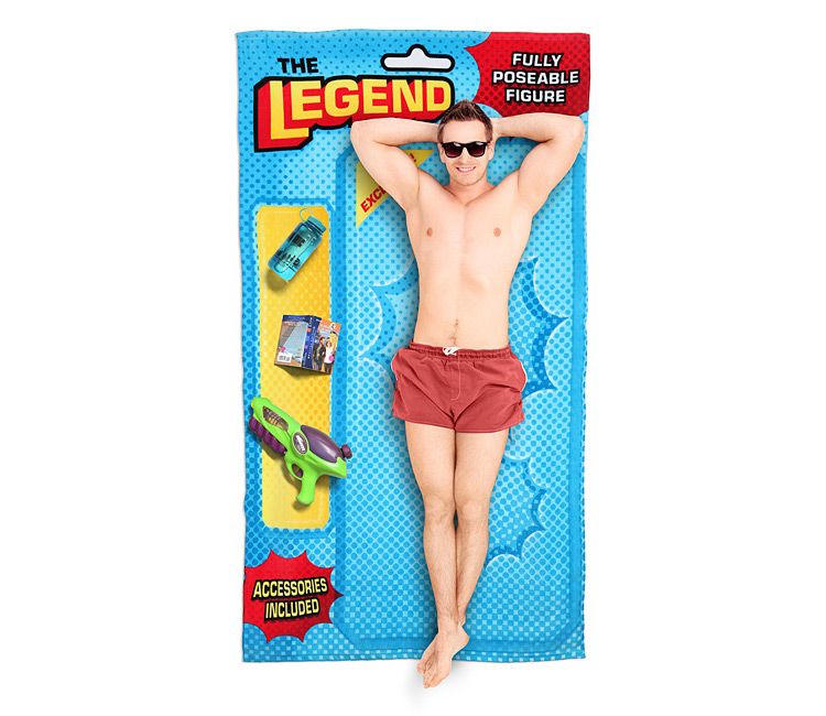 Action Figure Beach Towel