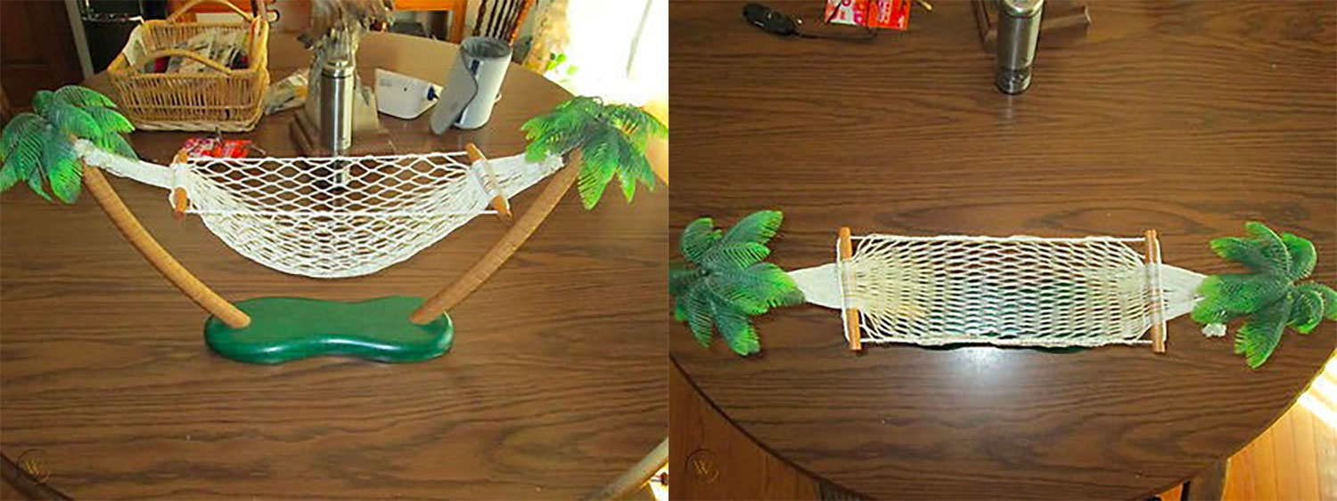 Actual Banana Hammock With Palm Trees