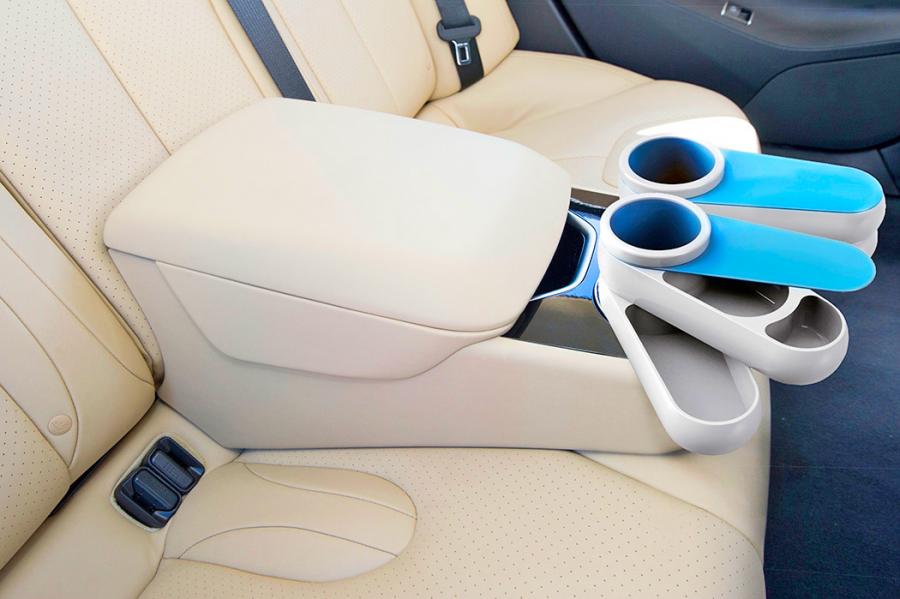 Adjustable Kids Multi-level Cupholder Snack Tray For The Car