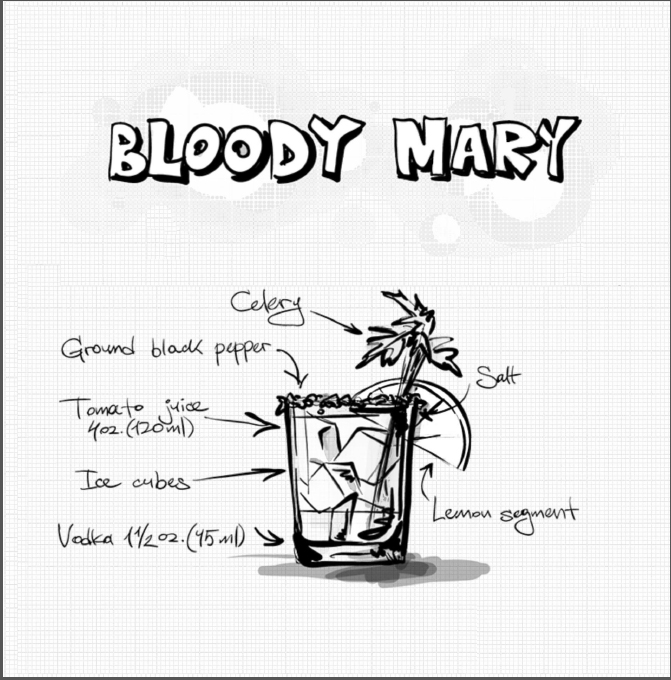 Coloring Book Of Booze - Adult Cocktail Coloring Book