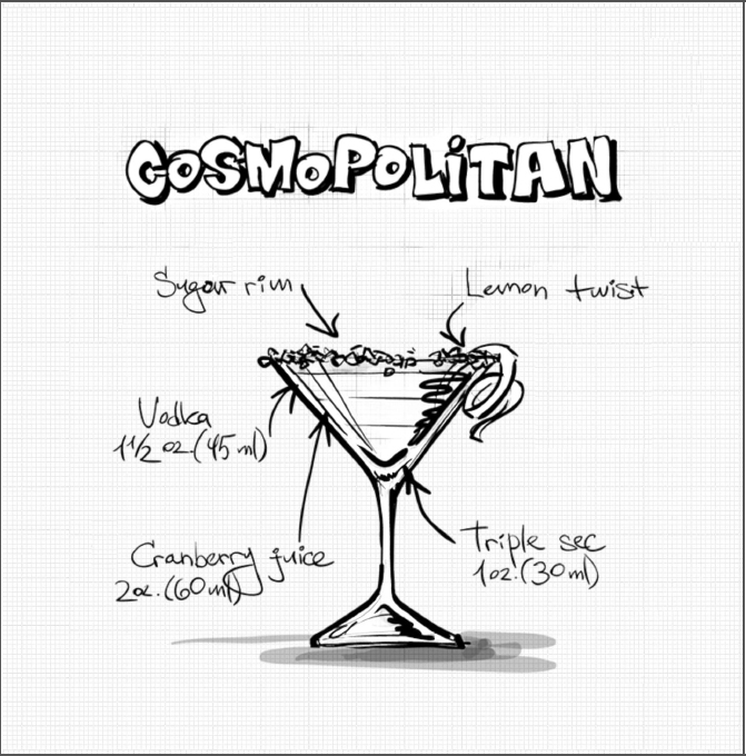 Coloring Book Of Booze - Adult Cocktail Coloring Book