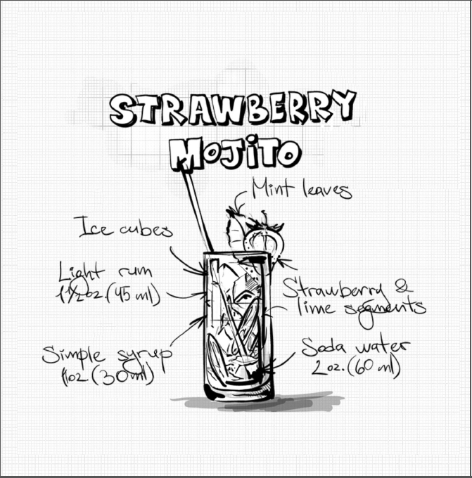 Coloring Book Of Booze - Adult Cocktail Coloring Book
