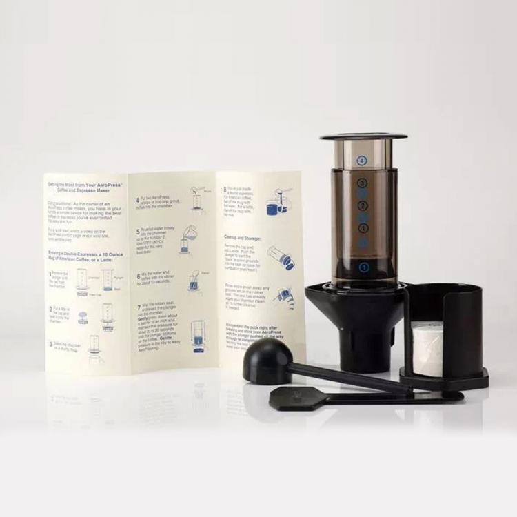 AeroPress Hand Powered Coffee Maker - Camping Single Cup Coffee Maker