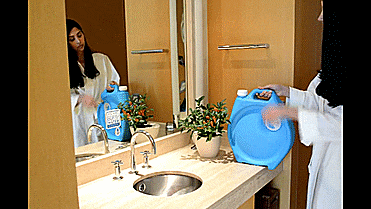 Aguawell Light - Shower Water Saver - GIF