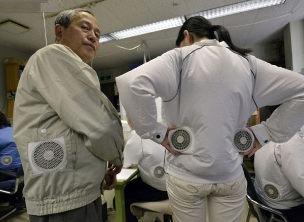 Kuchofuku Octocool air-conditioned clothing - jacket with integrated cooling fans