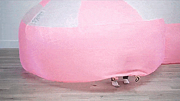 Inflatable Air Forts - Box Fan Air Fort - Uses fan to inflate in just seconds - Blow-up Kids play fort