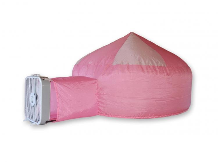 Inflatable Air Forts - Box Fan Air Fort - Uses fan to inflate in just seconds - Blow-up Kids play fort