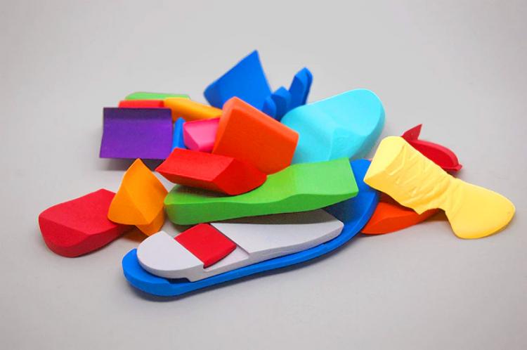 Nike Air Jordan 3D Shoe Puzzle - Air Jordan 45 High Sneaker 3D puzzle