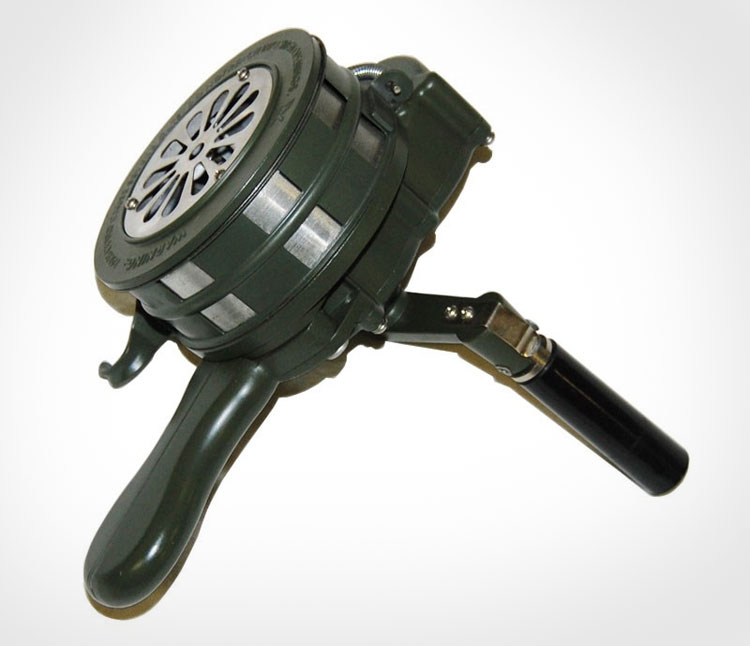 Air-Raid Warning Hand Crank Siren - WW2 War Siren