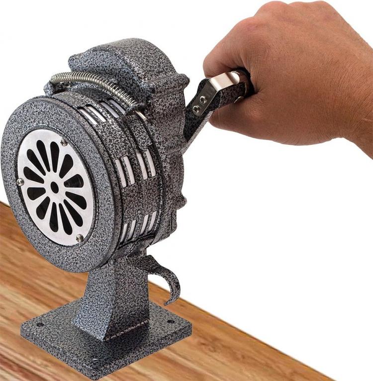 Air-Raid Warning Hand Crank Siren - WW2 War Siren