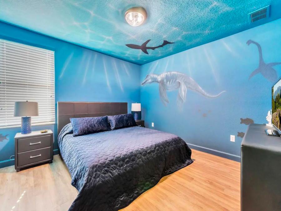 Dino-Themed Airbnb With Giant Dinosaur Beds - Dinosaur vacation rental home