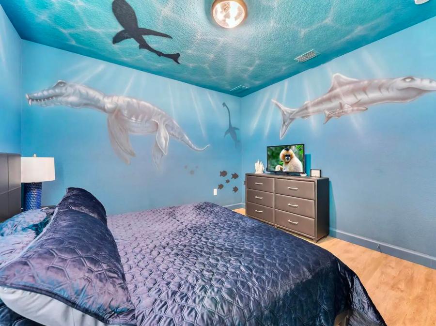 Dino-Themed Airbnb With Giant Dinosaur Beds - Dinosaur vacation rental home