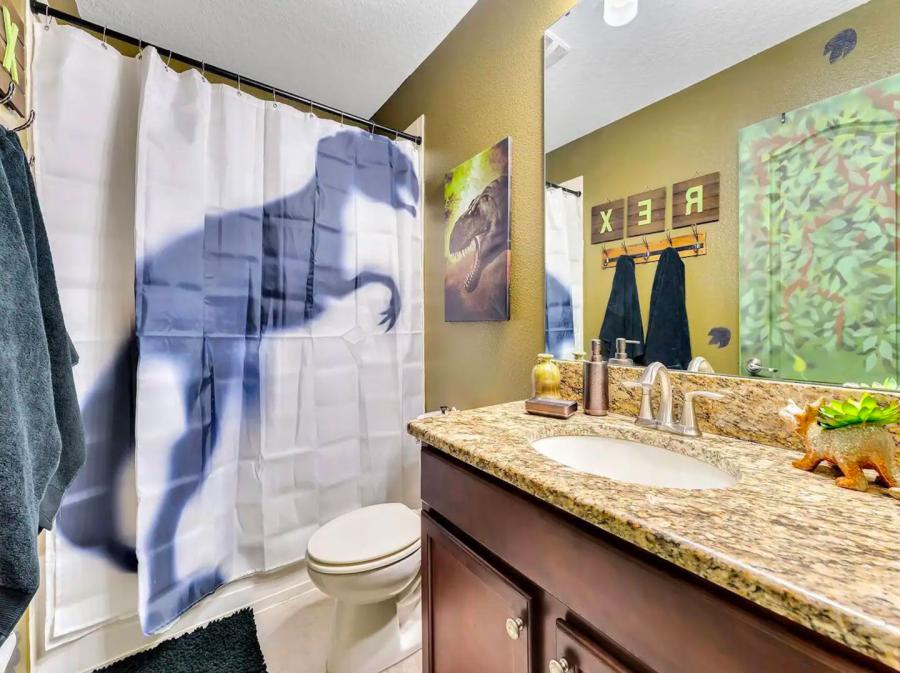 Dino-Themed Airbnb With Giant Dinosaur Beds - Dinosaur vacation rental home
