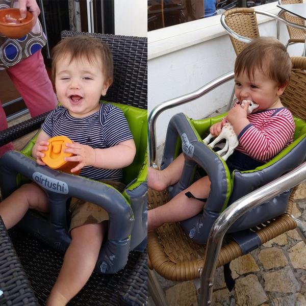 Airtushi Inflatable Travel High-Chair - Portable high-chair
