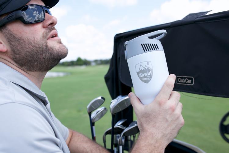 Airwirl Personal Air-Conditioner That Looks Like a Coffee Mug - Mini Travel A/C Unit Fits into any cupholder