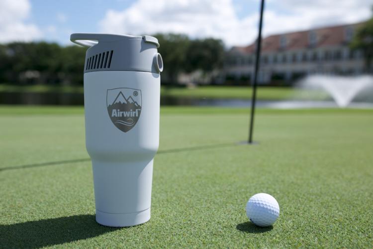 Airwirl Personal Air-Conditioner That Looks Like a Coffee Mug - Mini Travel A/C Unit Fits into any cupholder