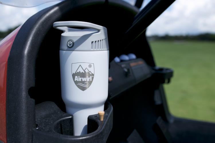 Airwirl Personal Air-Conditioner That Looks Like a Coffee Mug - Mini Travel A/C Unit Fits into any cupholder
