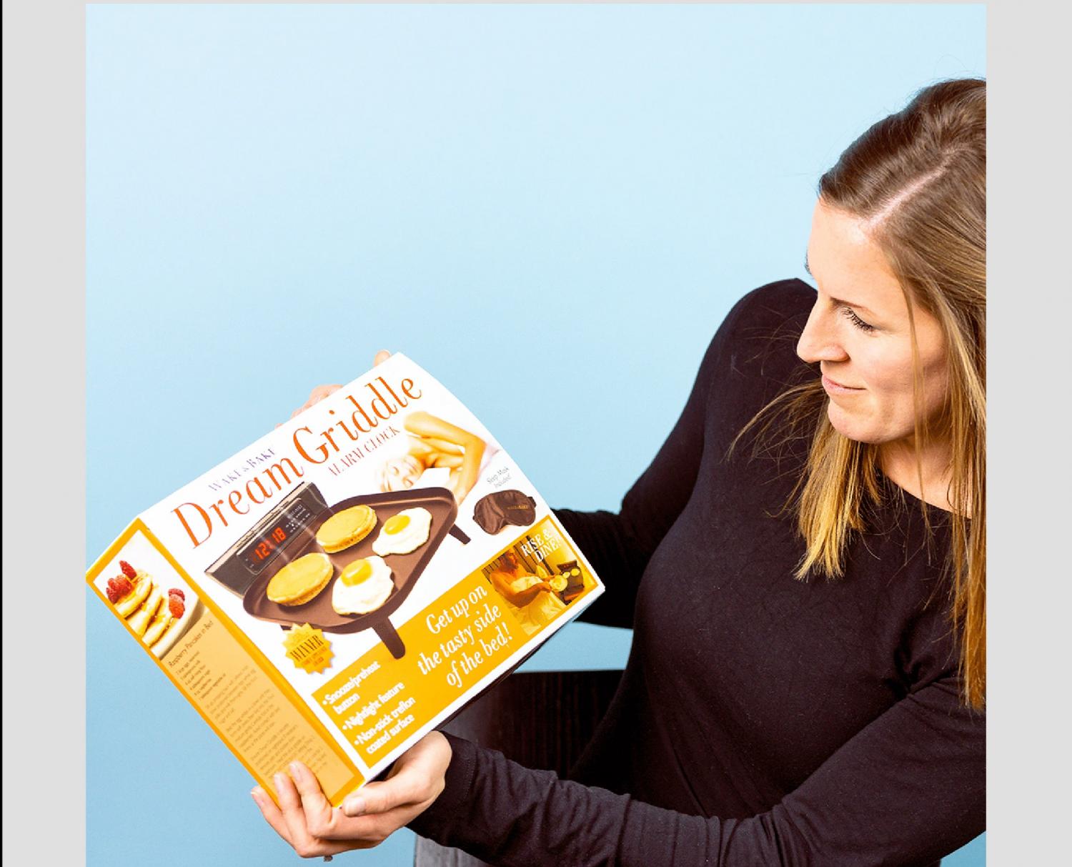 Dream Griddle Alarm Clock Breakfast Griddle Prank Box