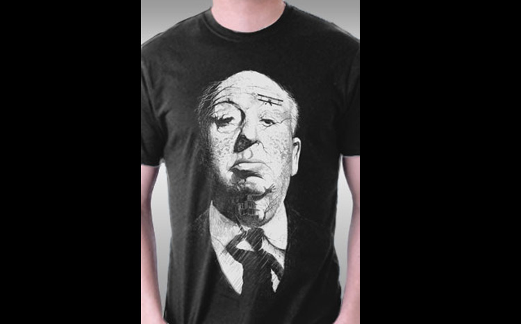 Shadows of Suspense - Alfred Hitchcock Hidden Images T-Shirt