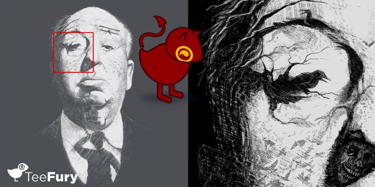 Shadows of Suspense - Alfred Hitchcock Hidden Images Poster