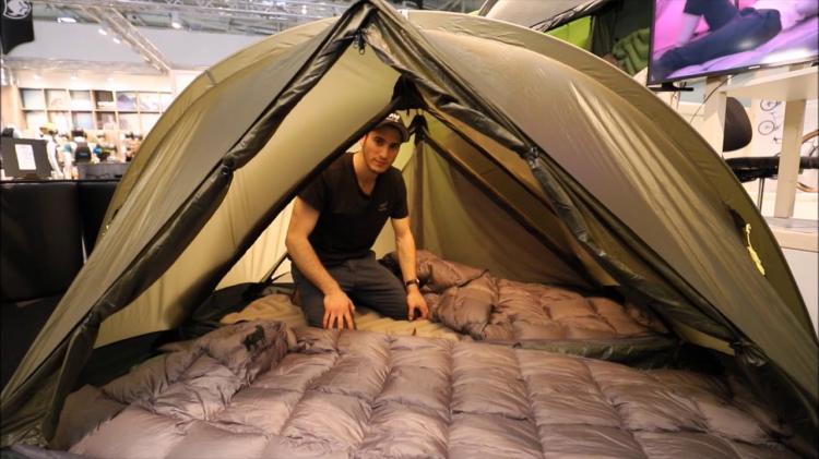 Rhinowolf 2.0 All-in-One Modular Camping Tent Includes a Mattress and a Sleeping Bag