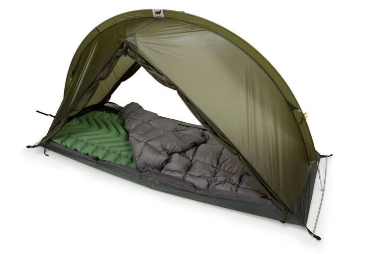 Rhinowolf 2.0 All-in-One Modular Camping Tent Includes a Mattress and a Sleeping Bag