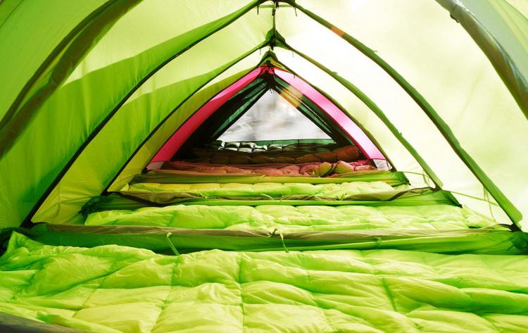 Rhinowolf 2.0 All-in-One Modular Camping Tent Includes a Mattress and a Sleeping Bag