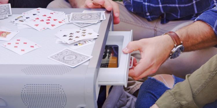 GoPorTable Ultimate Party Table - Folding smart table with speakers and charging dock