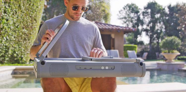 GoPorTable Ultimate Party Table - Folding smart table with speakers and charging dock