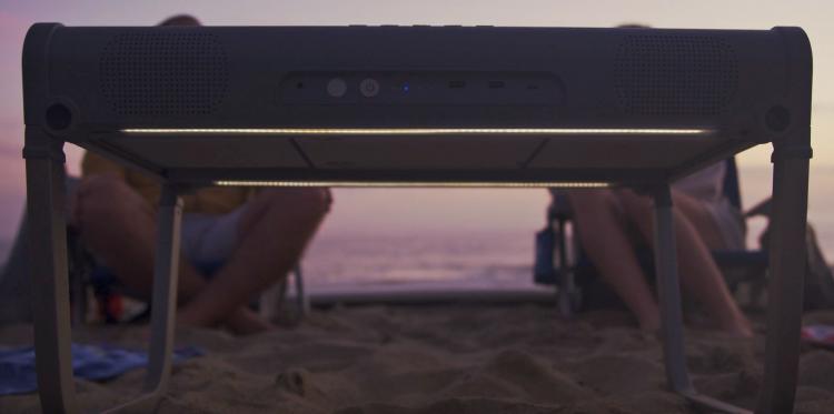 GoPorTable Ultimate Party Table - Folding smart table with speakers and charging dock