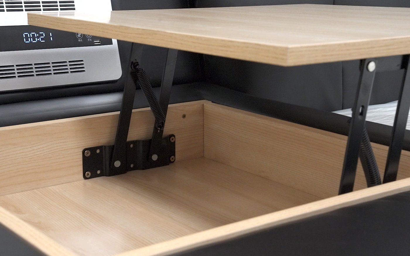All-In-One Smart Bed Has An Integrated Recliner and Air Filtration System