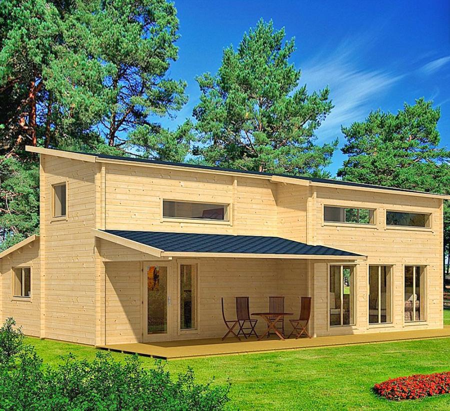 Allwood DIY Cabin Kit - 5-room cabin kit on Amazon