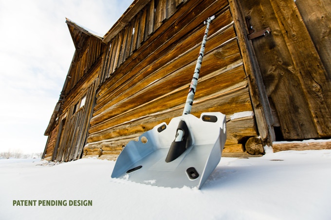 Alpha Shovel - Extremely Rugged Winter Shovel With Saw In Handle - Hardcore Shovel