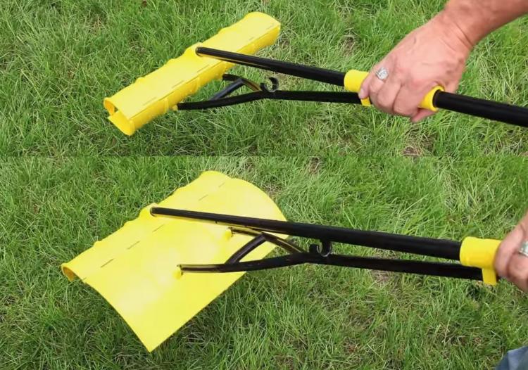 Amazing Rake - 3-in-1 multi-purpose yard tool - Leaves pinching rake shovel combo