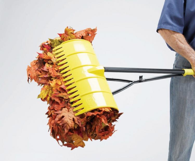 Amazing Rake - 3-in-1 multi-purpose yard tool - Leaves pinching rake shovel combo
