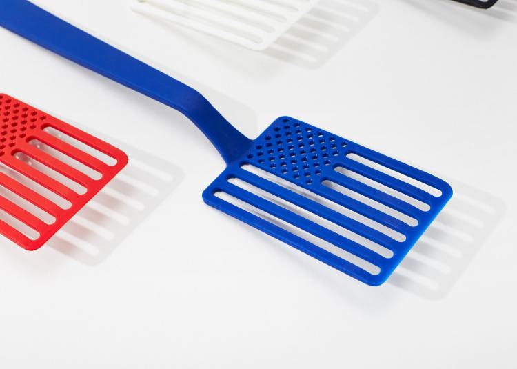 Star Spangled Spatula - American Flag Shaped BBQ Spatula