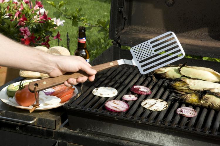 Star Spangled Spatula - American Flag Shaped BBQ Spatula