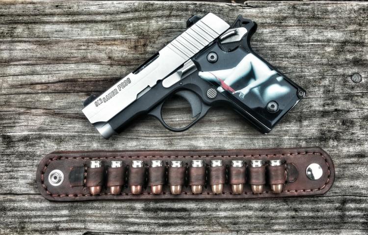 Leather Ammo Bandolier Bracelet Is Filled With Bullets