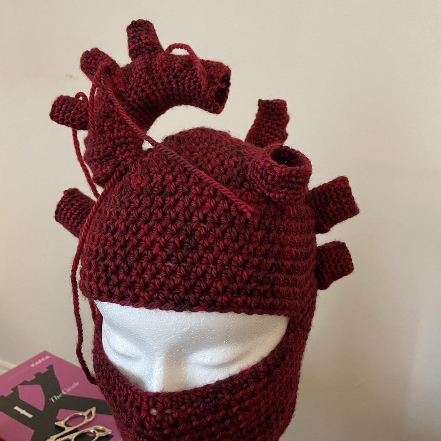 Anatomical Heart Balaclava Ski Mask