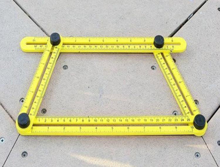 Angle-Izer Measuring Tool Gets The Perfect Angle For Cutting Wood, Tile, Brick